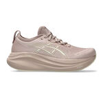 Chaussures de running ASICS ASICS Gel-Nimbus 27 Chaussure De Running Sans Stabilisateurs Femmes-Vieux Rose, Jaune