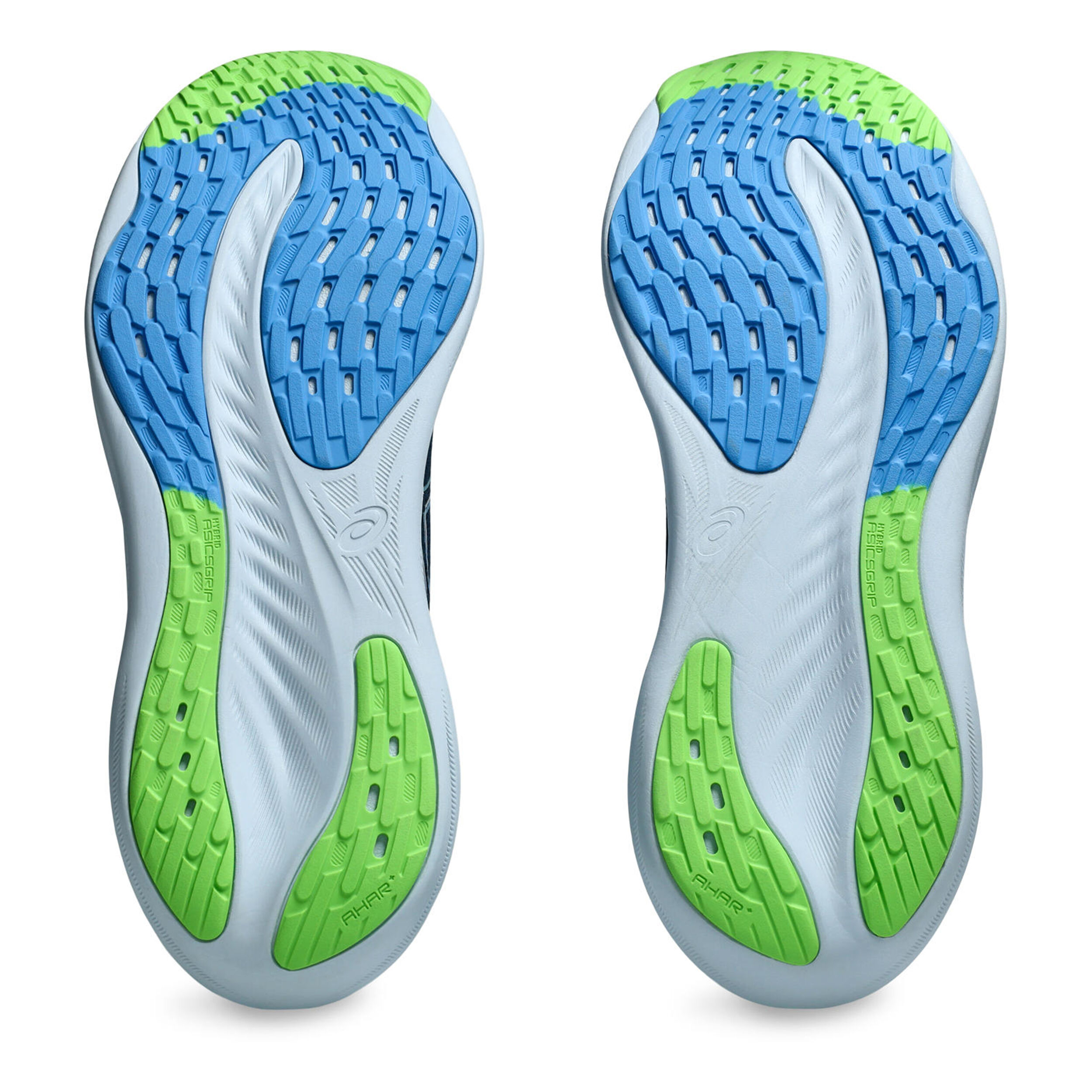 Acheter ASICS Gel Nimbus 26 Chaussure De Running Sans Stabilisateurs Hommes Bleu Fonce Vert Fluo en ligne Running Point FR