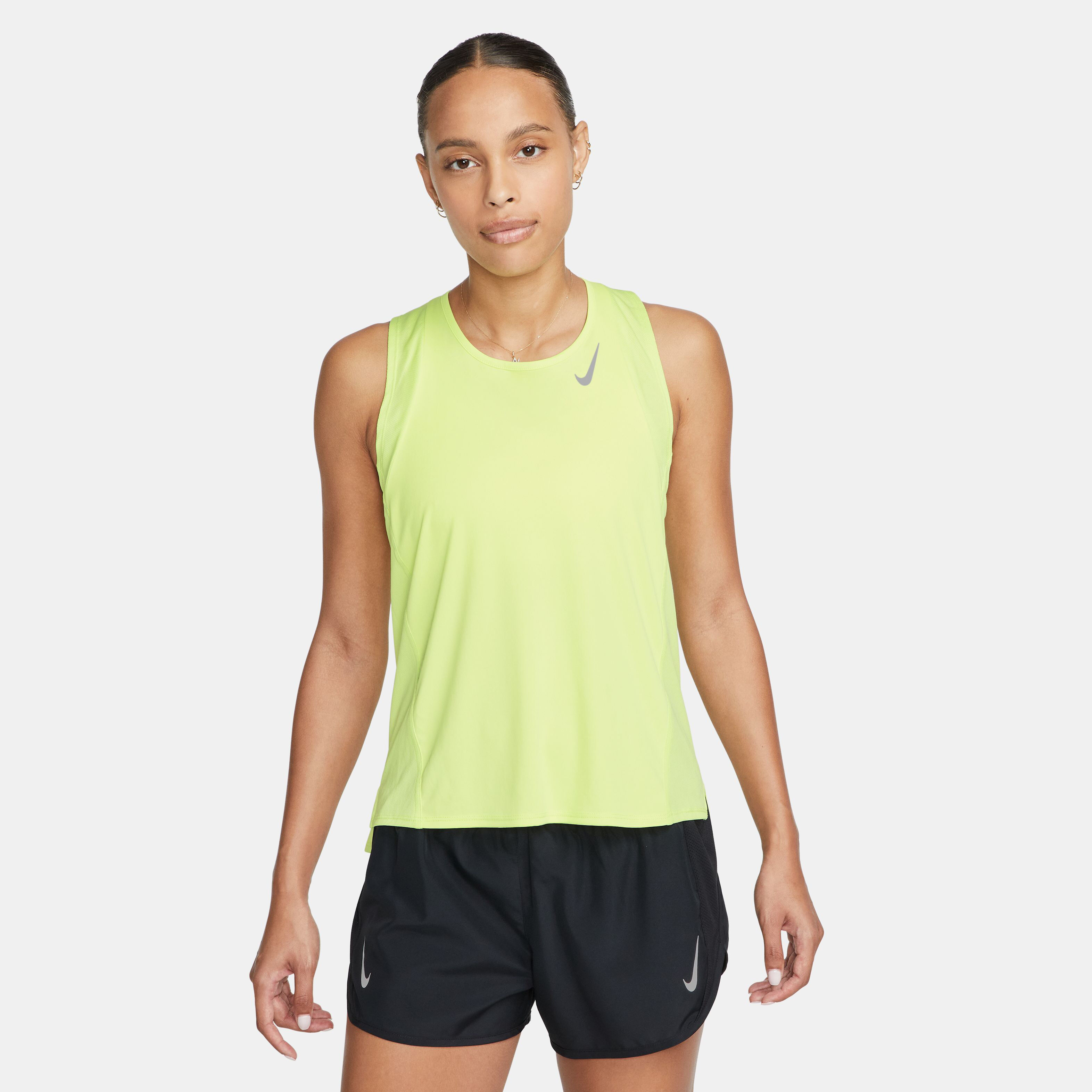 Neon green nike tank top sale