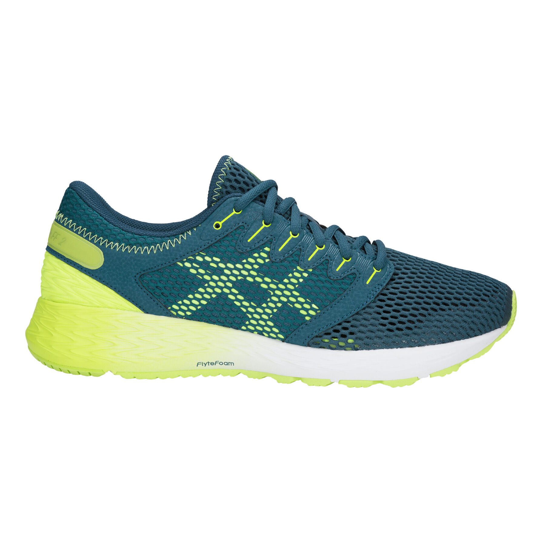Acheter ASICS RoadHawk FF 2 Chaussure De Running Sans Stabilisateurs Hommes Bleu Jaune Citron en ligne Running Point FR