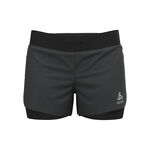 Vêtements Odlo Odlo Zeroweight 3inch 2in1 Short De Running Femmes-Noir