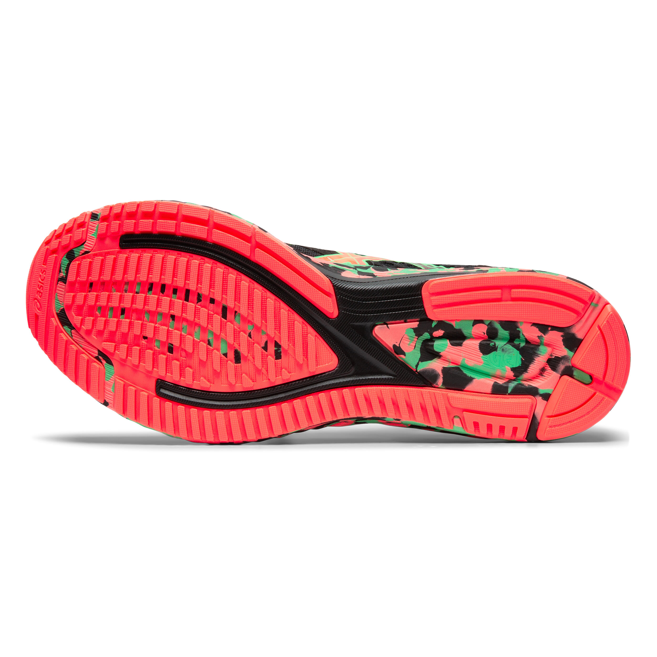 Gel Noosa Tri 12 Chaussure De Competition Hommes Noir Corail
