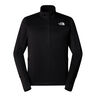 Winter Warm Pro 1/4 Zip Maillot De Course Hommes-Noir
