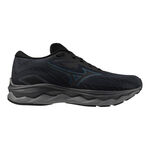 Chaussures de running Mizuno Mizuno Wave Serene GTX Chaussure De Running Sans Stabilisateurs Hommes-Gris Foncé, Noir