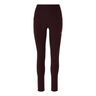 Road High Waist Collant De Course Femmes-Rouge Foncé