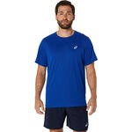 V&ecirc;tements ASICS ASICS Core Maillot de course Hommes-bleu