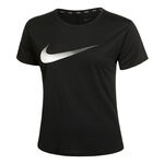 Vêtements Nike Nike Dri-Fit One Swoosh HBR Maillot De Course Femmes-Noir