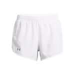 Vêtements Under Armour Under Armour Fly By 3in Short De Running Femmes-Blanc