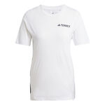V&ecirc;tements adidas adidas Terrex XPR Maillot De Course Femmes-Blanc