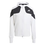 Vêtements adidas adidas Adizero Veste Running Hommes-Blanc