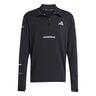 adi365 Warm Half-Zip Maillot de course Hommes-noir