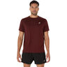 Core Maillot De Course Hommes-Rouge Vin