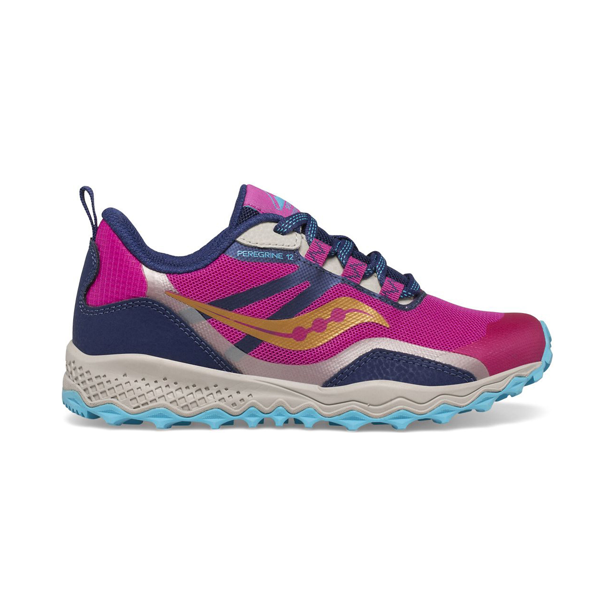 Acheter Saucony Peregrine 12 Shield Chaussure Trail Enfants Bleu Turquoise en ligne Running Point FR