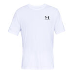 Vêtements Under Armour Under Armour Sportstyle Left Chest T-shirt Hommes-Blanc,Noir