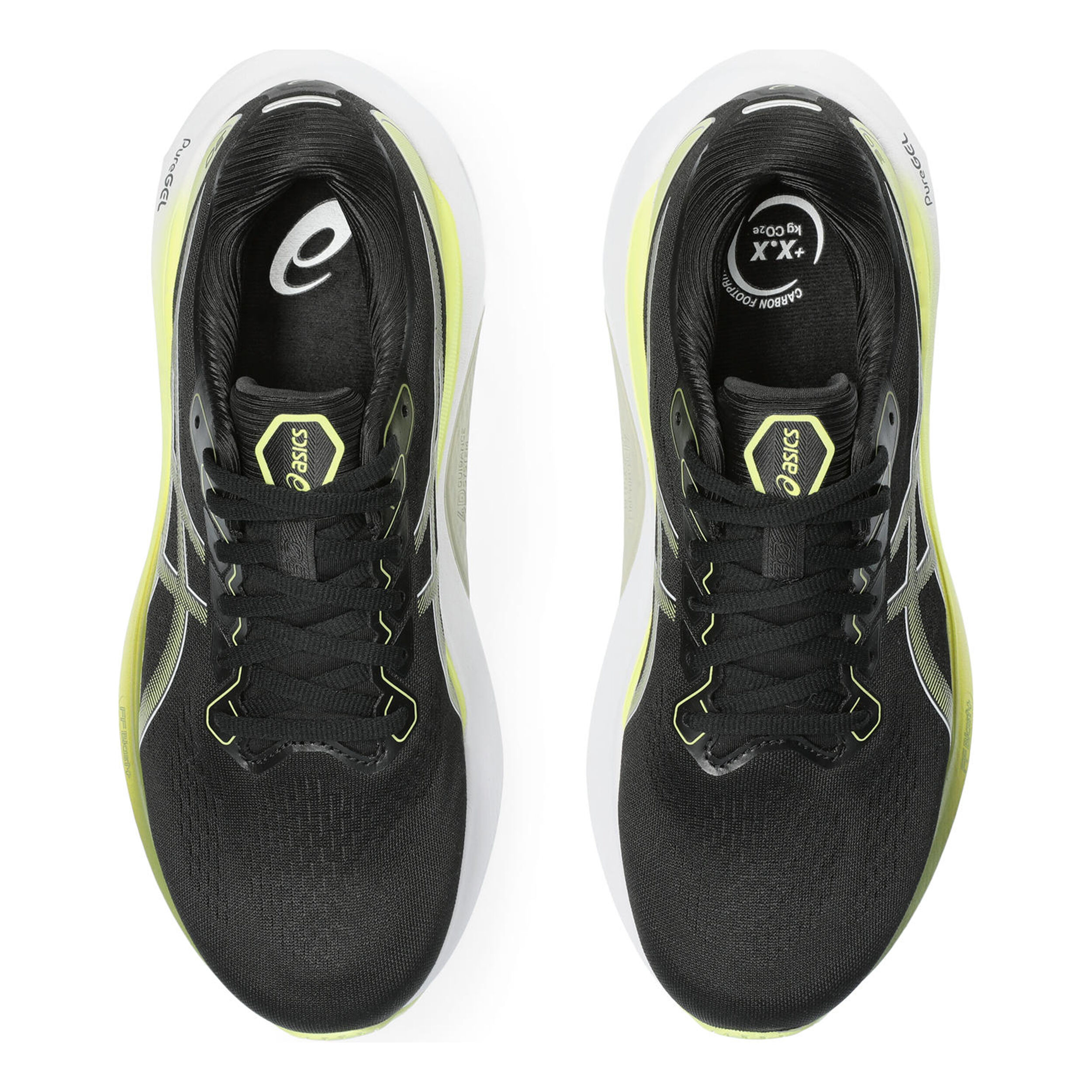 Acheter ASICS Gel Kayano 30 Chaussure De Running Avec Stabilisateurs Hommes Noir Jaunes Fluo en ligne Running Point FR