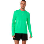 Vêtements ASICS ASICS Road Seamless Maillot de course Hommes-vert, vert