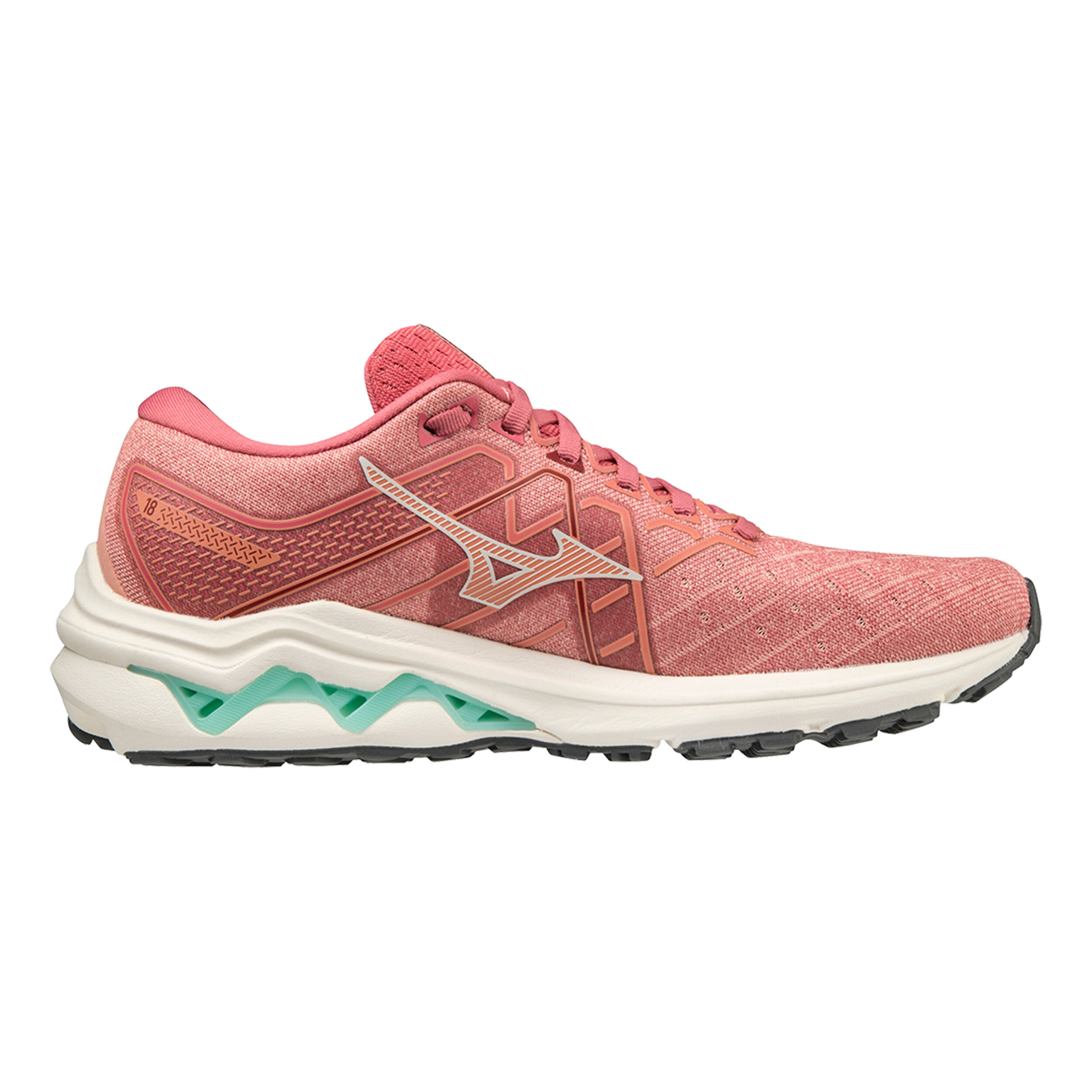 Acheter Mizuno Wave Inspire 18 Chaussure De Running Avec Stabilisateurs Femmes Rose en ligne Running Point FR
