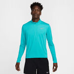 Vêtements Nike Nike Pacer Half-Zip Longsleeve Maillot de course Hommes-turquoise