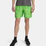 Vêtements Under Armour Under Armour Launch Print 7in Short De Running Hommes-Vert
