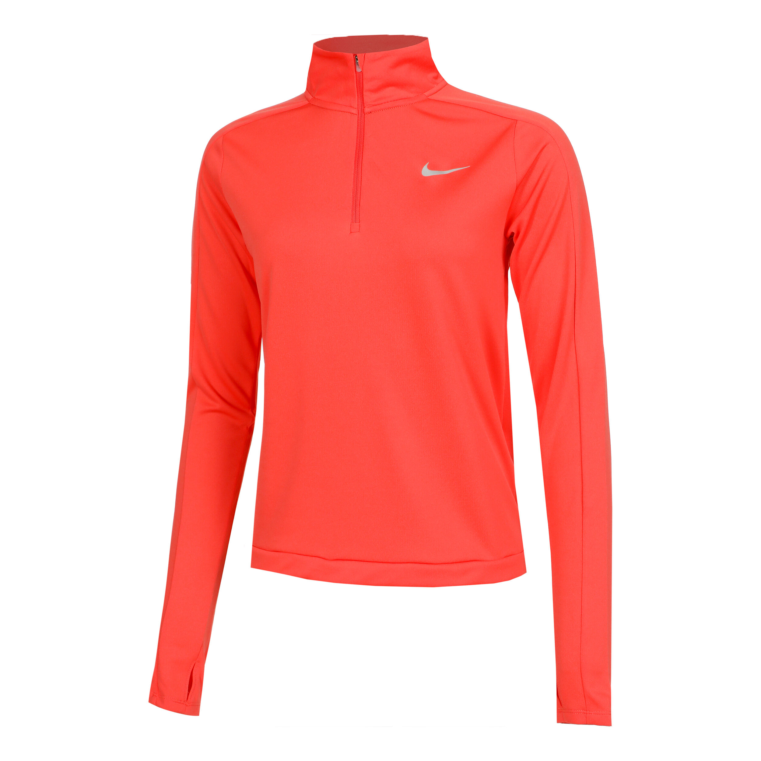 Acheter Nike Dri Fit Pacer 1 4 Zip Top De Course Femmes Corail en ligne Running Point FR