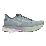 Chaussures de running Mizuno Mizuno Wave Skyrise 6 Chaussure De Running Sans Stabilisateurs Femmes-Bleu Petrol, Blanc