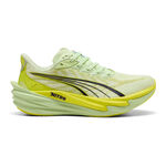 Chaussures de running Puma Puma Deviate Nitro 4 Chaussure de running sans stabilisateurs Femmes-vert, jaune lemon