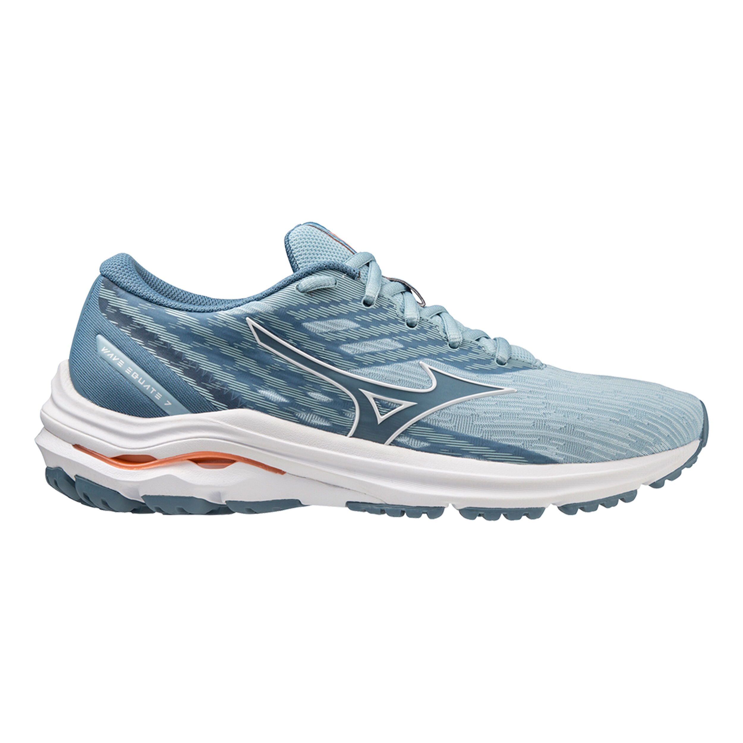 Acheter Mizuno Wave Equate 7 Chaussure De Running Avec Stabilisateurs Femmes Bleu Petrol Blanc en ligne Running Point FR