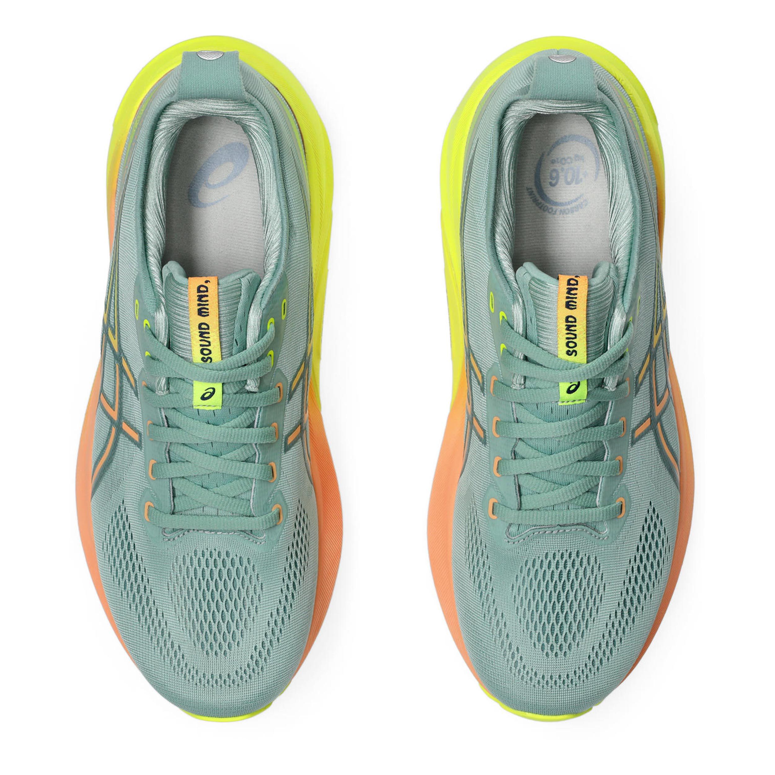 Acheter ASICS Gel Kayano 31 Chaussure De Running Avec Stabilisateurs Hommes Vert Orange en ligne Running Point FR