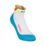 Vêtements P.A.C. P.A.C. RN 1.2 Reflective Ultralight Speed Chaussettes De Running Femmes-Blanc,Bleu