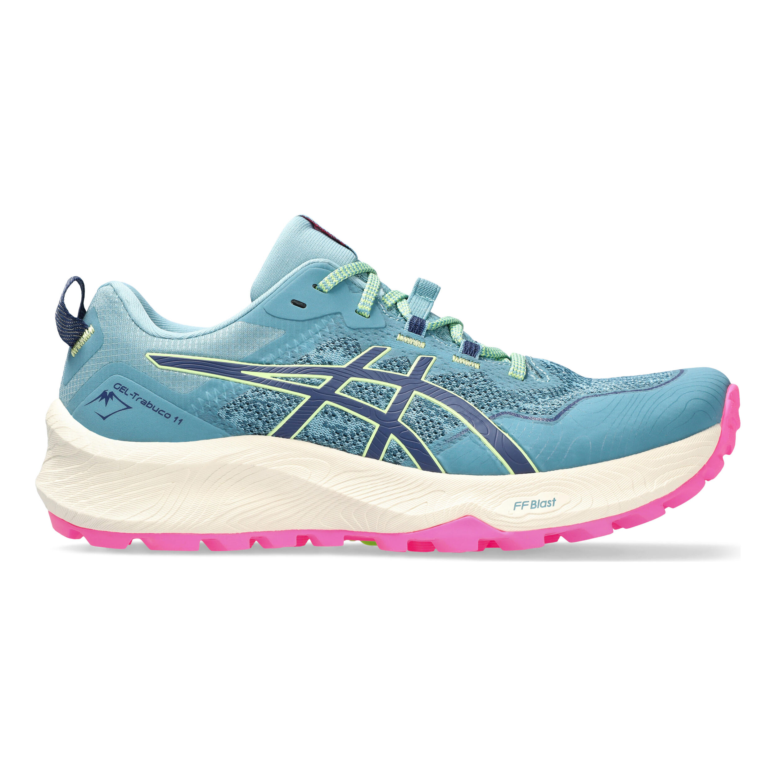 Gel Trabuco 11 Chaussure Trail Femmes Bleu Petrol Bleu Fonce