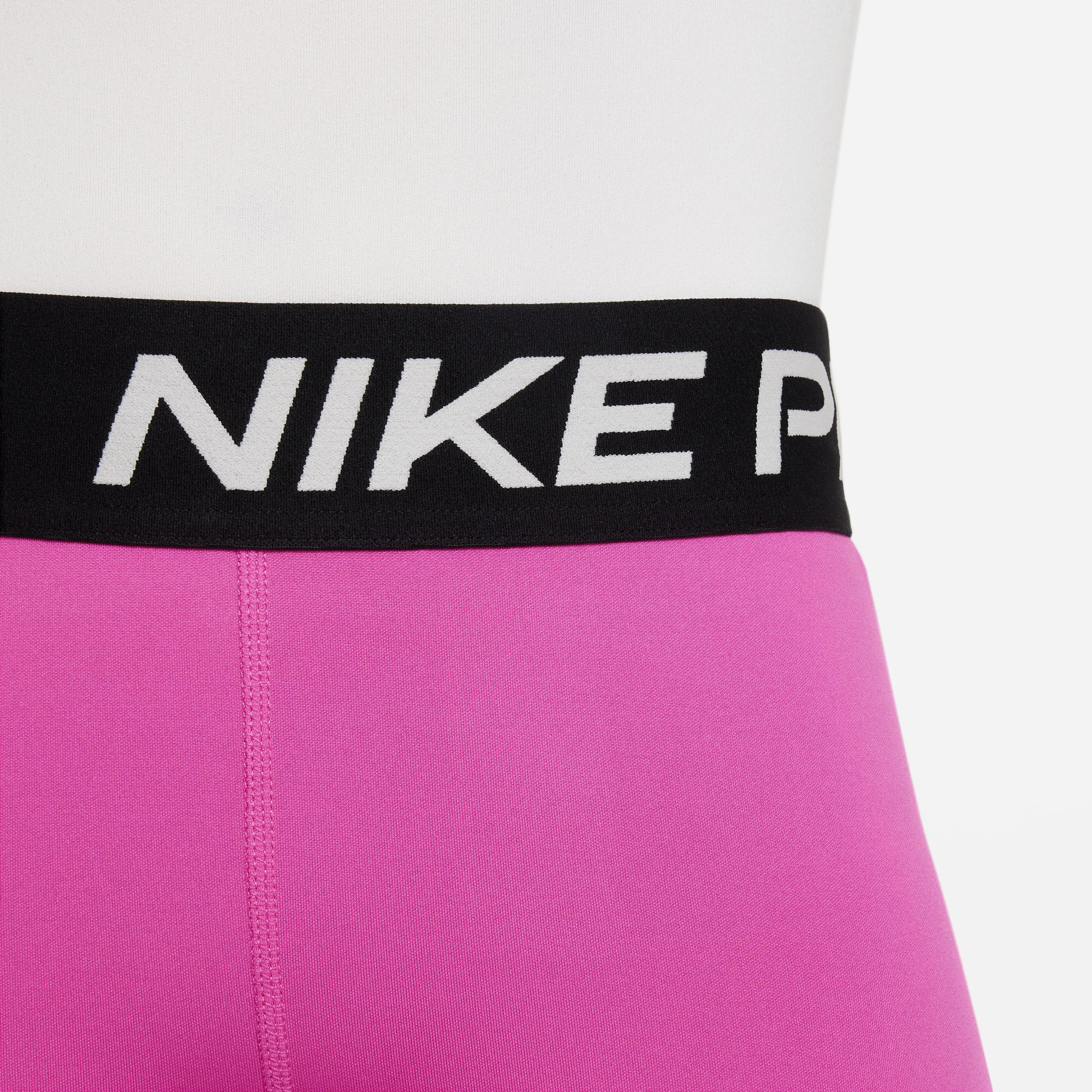 Nike pro shorts pink and black deals