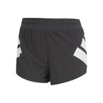 V&ecirc;tements adidas adidas Road To Records 2in Split Short De Running Femmes-Noir,Blanc