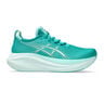 Gel-Nimbus 27 Chaussure De Running Sans Stabilisateurs Femmes-Bleu,Mint