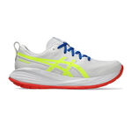 Chaussures de running ASICS ASICS Gel-Cumulus 27 ATC Chaussure De Running Sans Stabilisateurs Hommes-Blanc,Jaunes Fluo