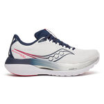 Chaussures de running Saucony Saucony Endorphin Trainer Chaussure de comp&eacute;tition Hommes-blanc, bleu