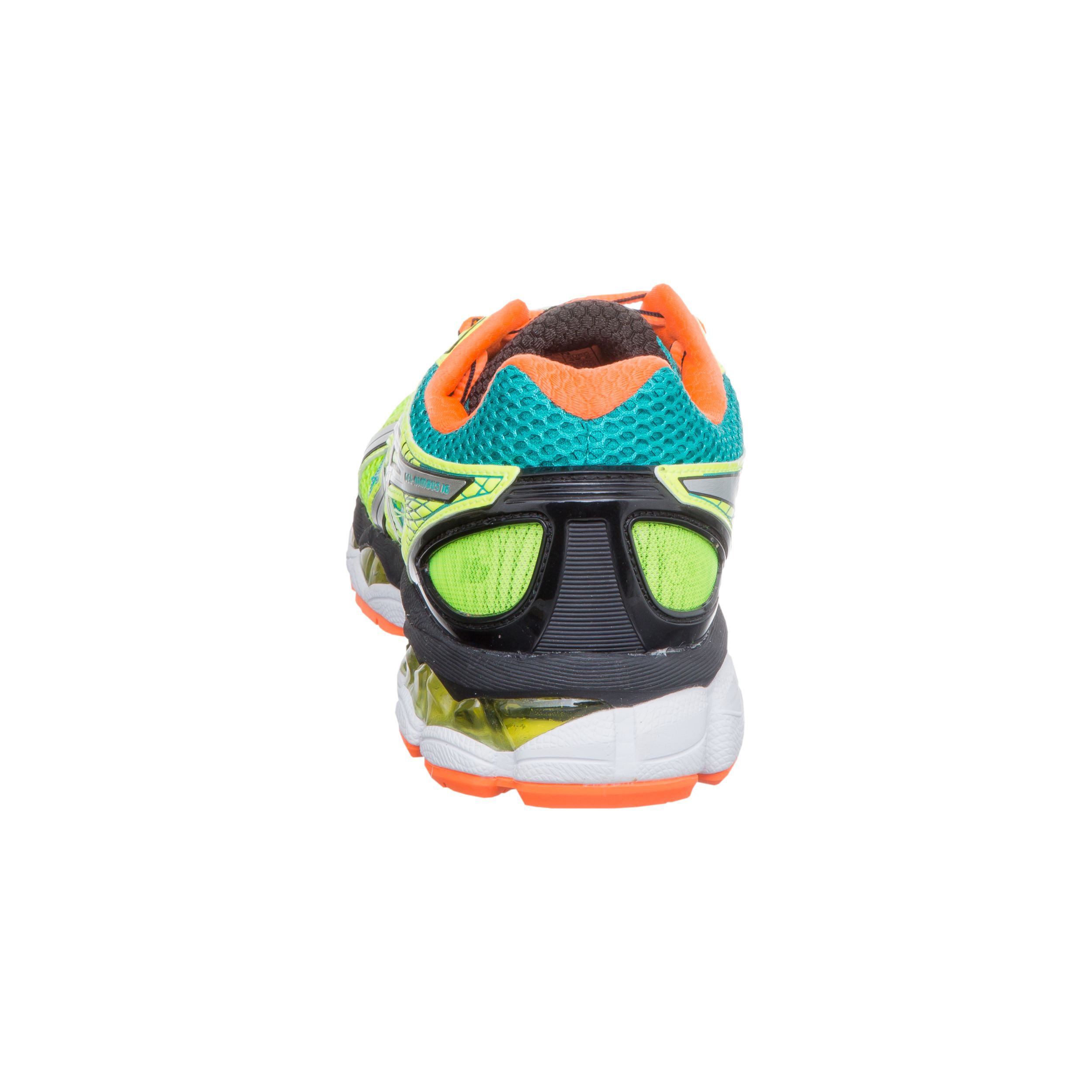Acheter ASICS Gel Nimbus 16 Chaussure De Running Sans Stabilisateurs Hommes Jaunes Fluo Argent en ligne Running Point FR
