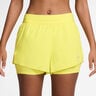 Swift 2in1 Short Short de running Femmes-jaune citron, argent