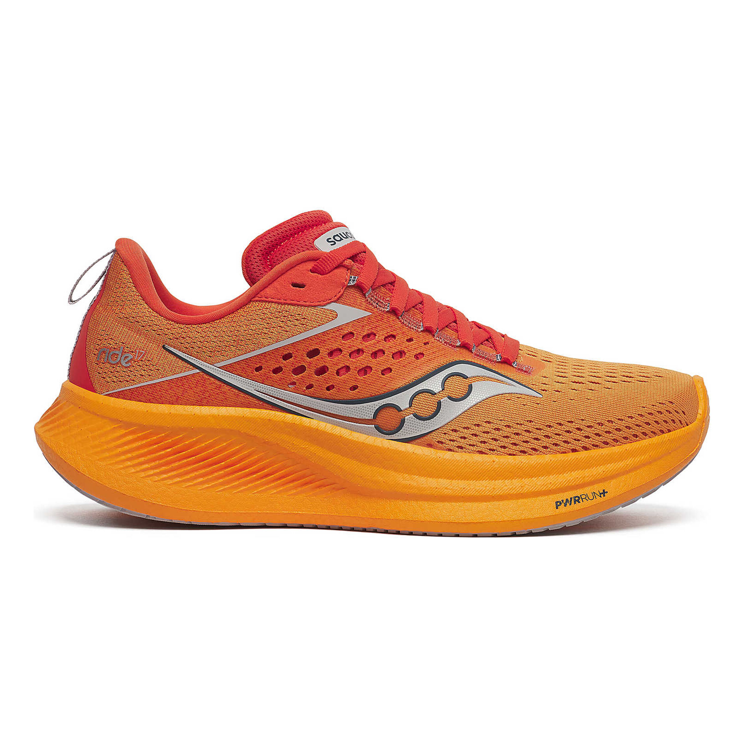 Acheter Saucony Ride 17 Chaussure De Running Sans Stabilisateurs Femmes Rouge Orange en ligne Running Point FR