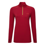 Vêtements Ronhill Ronhill Core Thermal 1/2 Zip Maillot De Course Femmes-Rouge