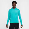 Pacer Half-Zip Longsleeve Maillot de course Hommes-turquoise