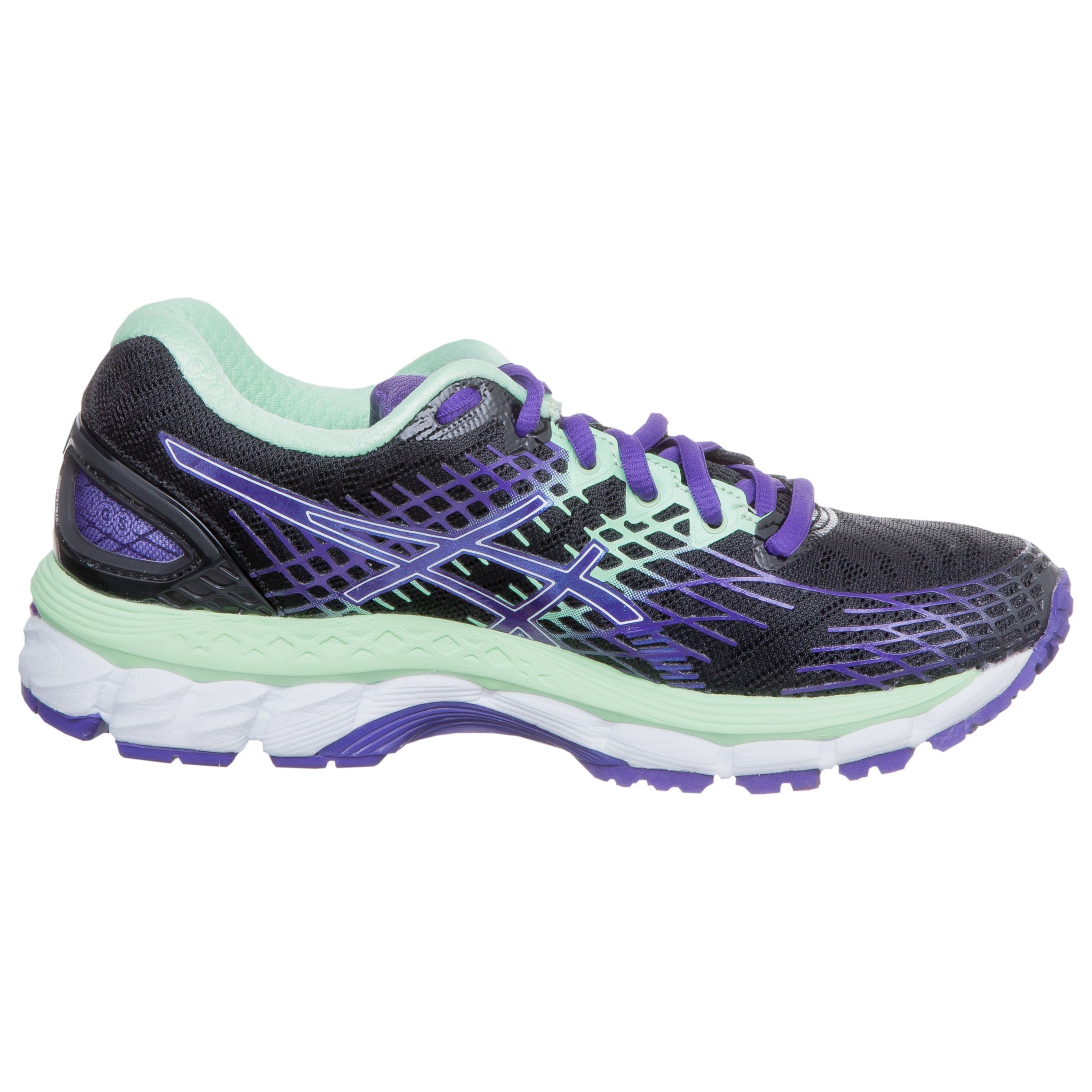 Acheter ASICS Gel Nimbus 17 Chaussure De Running Sans Stabilisateurs Femmes Noir Violet en ligne Running Point FR