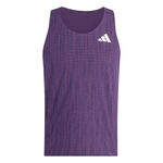 V&ecirc;tements adidas adidas adizero Maillot de course Hommes-violet, bleu