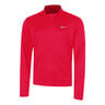 Pacer Half-Zip Longsleeve Maillot de course Hommes-rouge