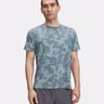 Launch Elite Print Maillot De Course Hommes-Bleu Petrol, Bleu Gris