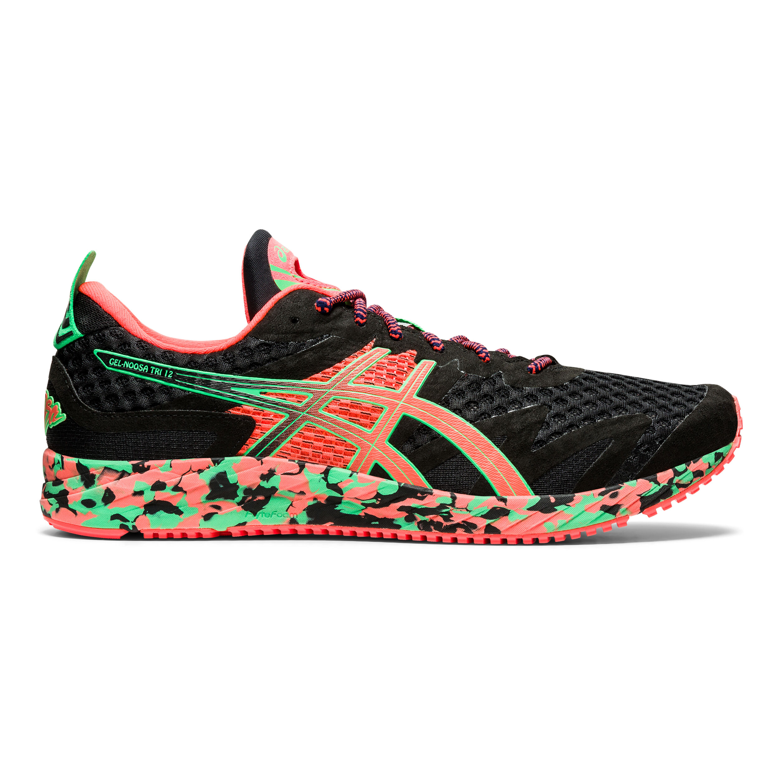 Acheter ASICS Gel Noosa Tri 12 Chaussure De Competition Hommes Noir Corail en ligne Running Point FR