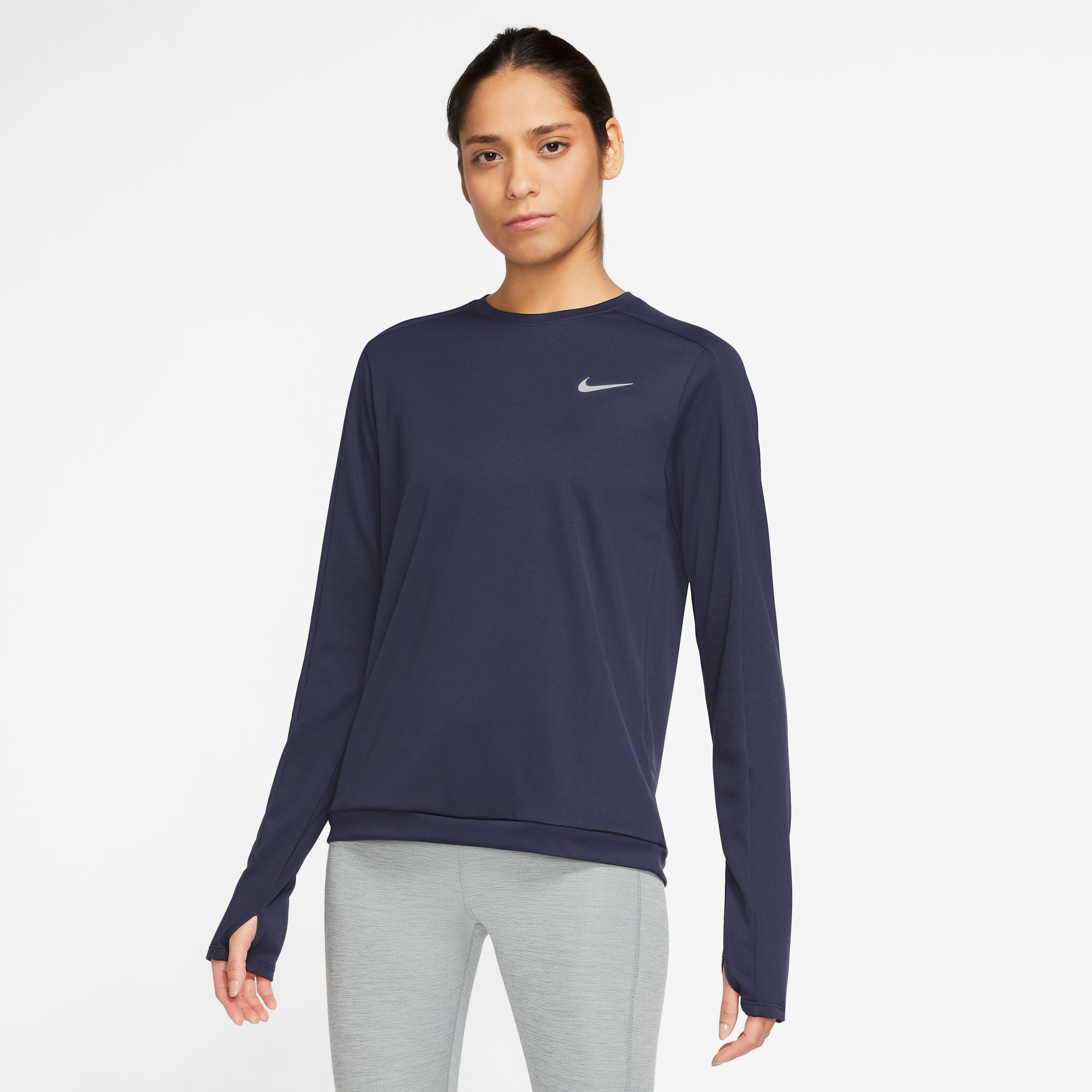 Acheter Nike Dri Fit Pacer Crew Neck Running Top De Course Femmes Violet en ligne Running Point FR