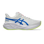 Chaussures de running ASICS ASICS Novablast 5 ATC Chaussure De Running Sans Stabilisateurs Femmes-Blanc,Bleu
