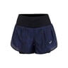 Road AOP 2in1 3.5in Short de running Femmes-bleu foncé, noir