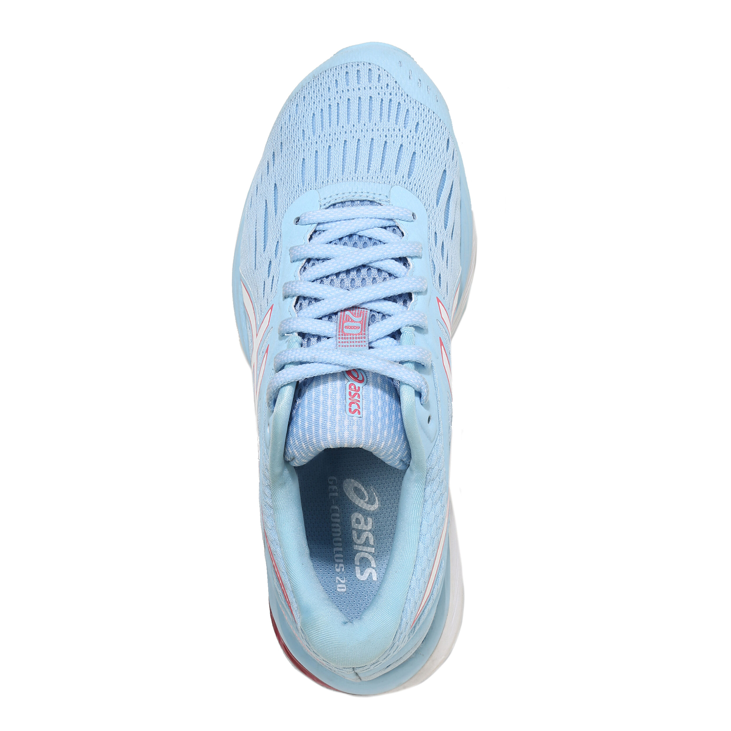 Acheter ASICS Gel Cumulus 20 Chaussure De Running Sans Stabilisateurs Femmes Bleu Clair Rose en ligne Running Point FR