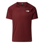Vêtements The North Face The North Face Sunriser Maillot De Course Hommes-Rouge Foncé